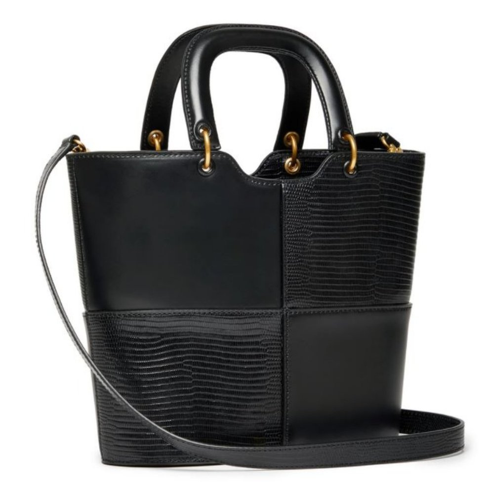 NEW STAUD Andy black leather bag